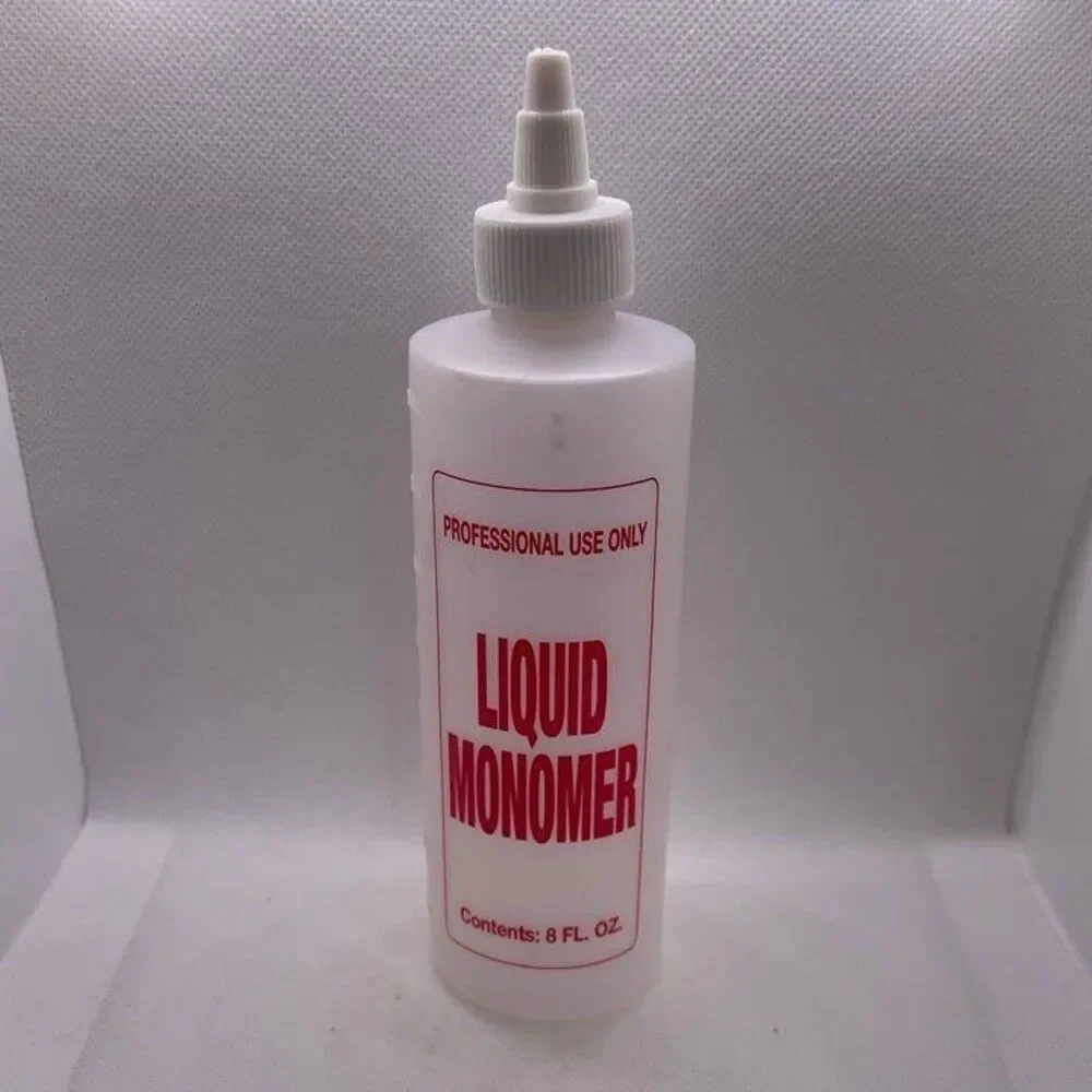 Empty 8 Oz. Liquid Acrylic Nail Monomer Twist Top Bottle